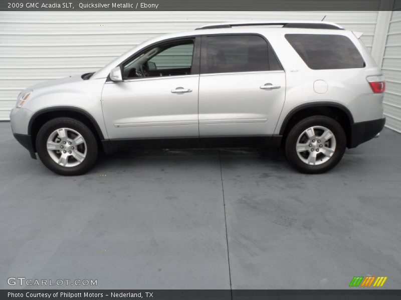 Quicksilver Metallic / Ebony 2009 GMC Acadia SLT