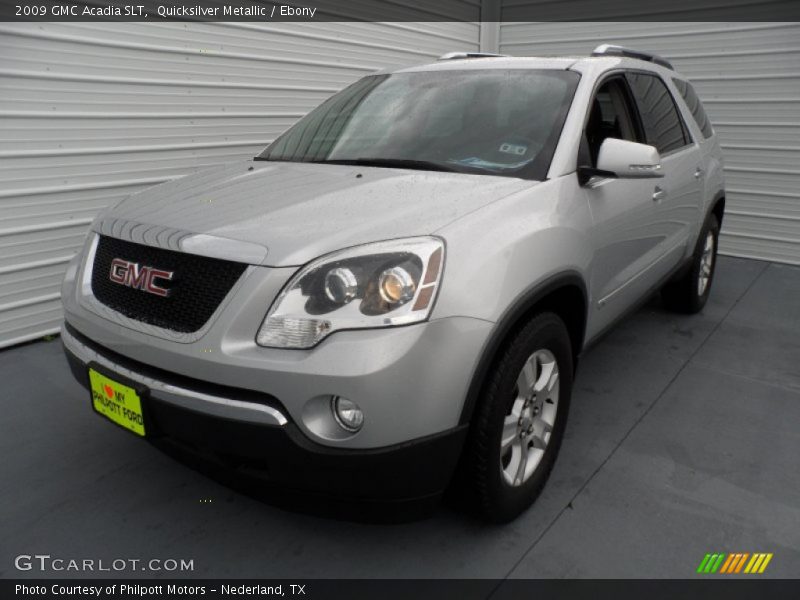 Quicksilver Metallic / Ebony 2009 GMC Acadia SLT