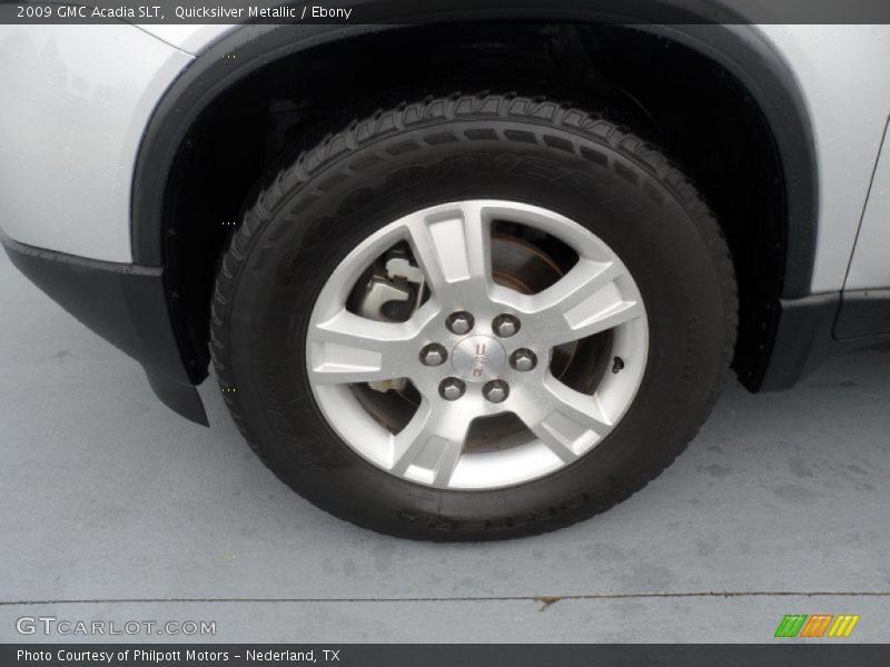 Quicksilver Metallic / Ebony 2009 GMC Acadia SLT