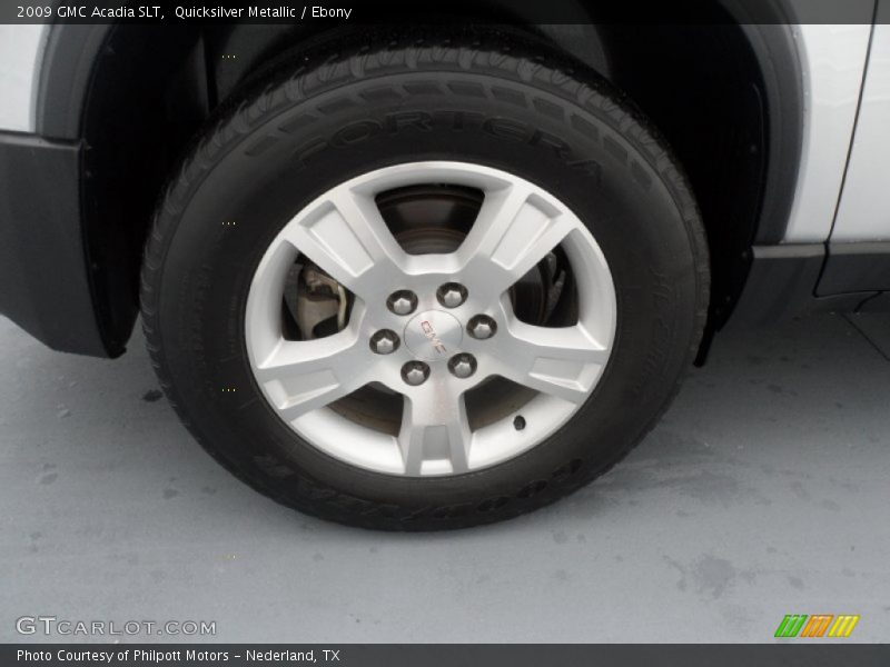 Quicksilver Metallic / Ebony 2009 GMC Acadia SLT