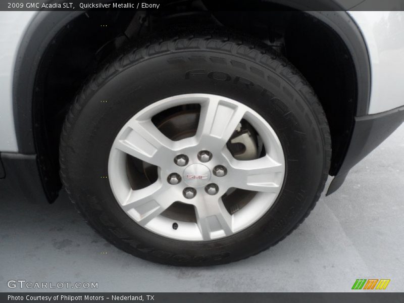 Quicksilver Metallic / Ebony 2009 GMC Acadia SLT