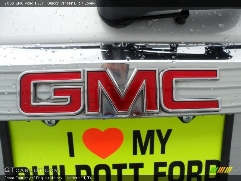 Quicksilver Metallic / Ebony 2009 GMC Acadia SLT
