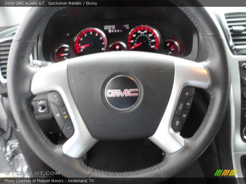 Quicksilver Metallic / Ebony 2009 GMC Acadia SLT