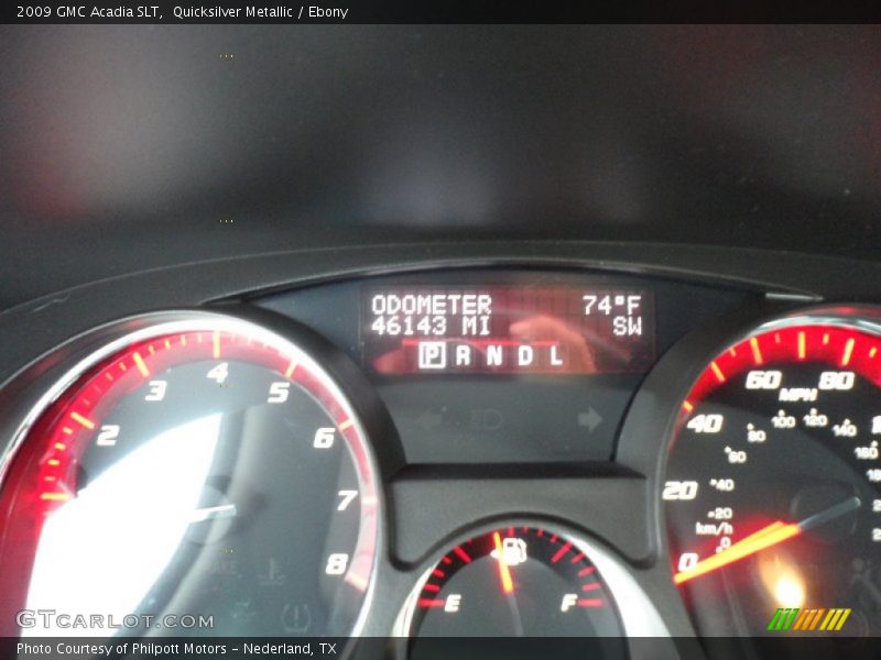 Quicksilver Metallic / Ebony 2009 GMC Acadia SLT