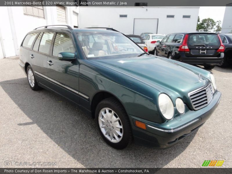 Aspen Green Metallic / Java 2001 Mercedes-Benz E 320 4Matic Wagon