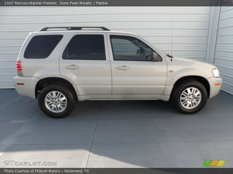 Dune Pearl Metallic / Pebble 2007 Mercury Mariner Premier