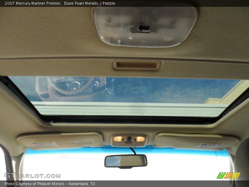 Dune Pearl Metallic / Pebble 2007 Mercury Mariner Premier