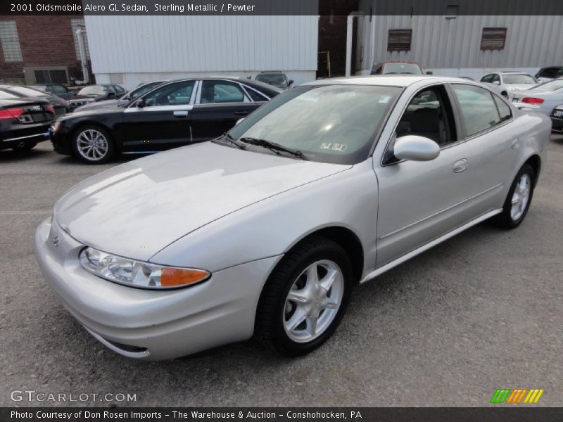 Sterling Metallic / Pewter 2001 Oldsmobile Alero GL Sedan