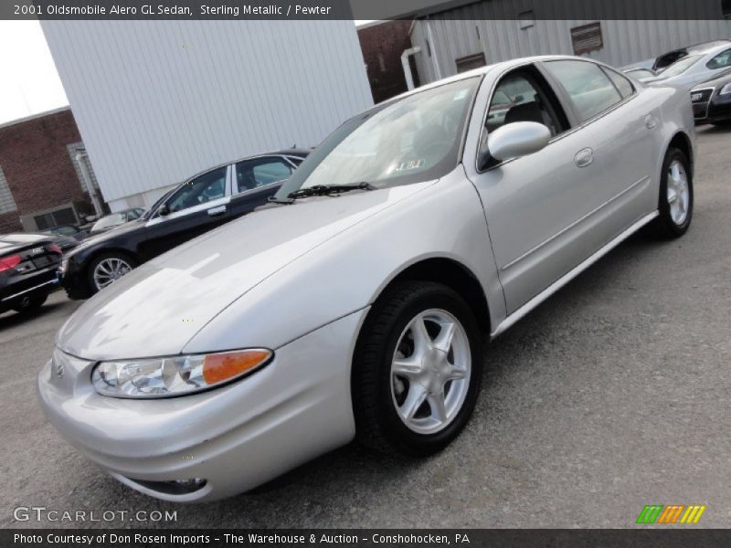 Sterling Metallic / Pewter 2001 Oldsmobile Alero GL Sedan