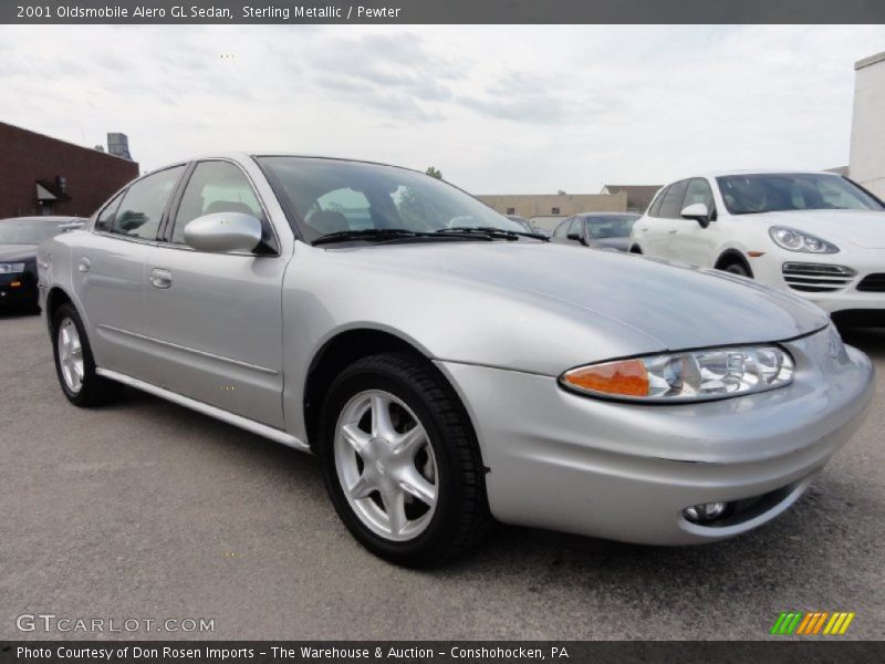 Sterling Metallic / Pewter 2001 Oldsmobile Alero GL Sedan