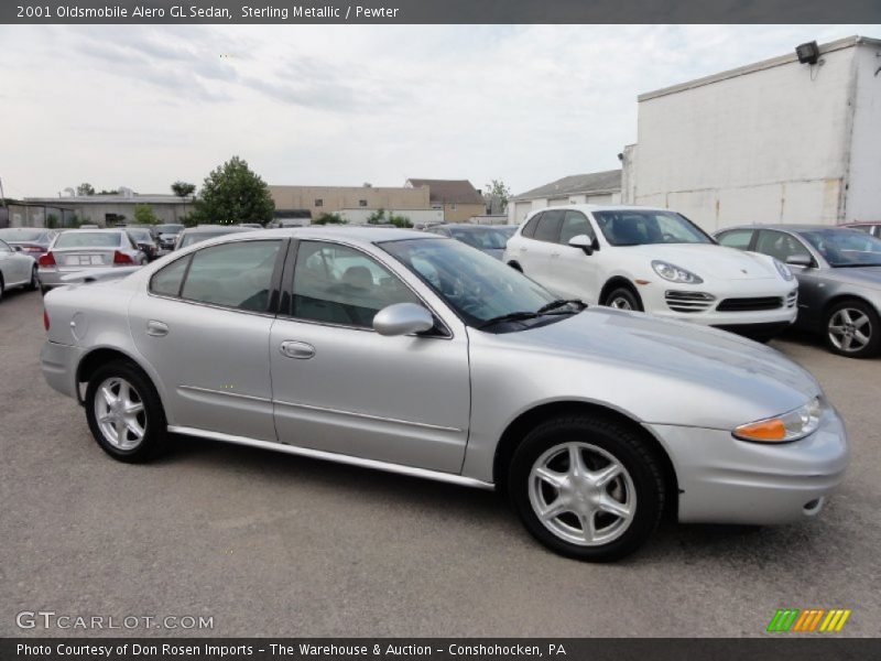 Sterling Metallic / Pewter 2001 Oldsmobile Alero GL Sedan