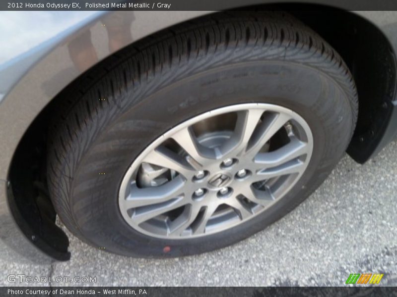 Polished Metal Metallic / Gray 2012 Honda Odyssey EX