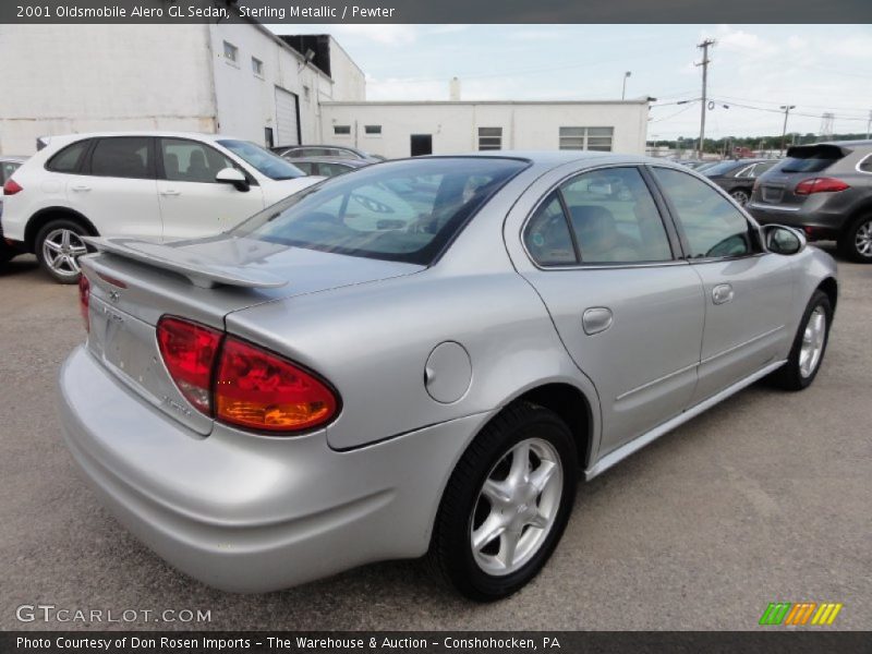 Sterling Metallic / Pewter 2001 Oldsmobile Alero GL Sedan