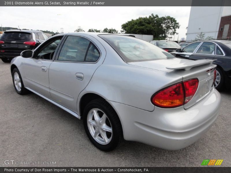Sterling Metallic / Pewter 2001 Oldsmobile Alero GL Sedan