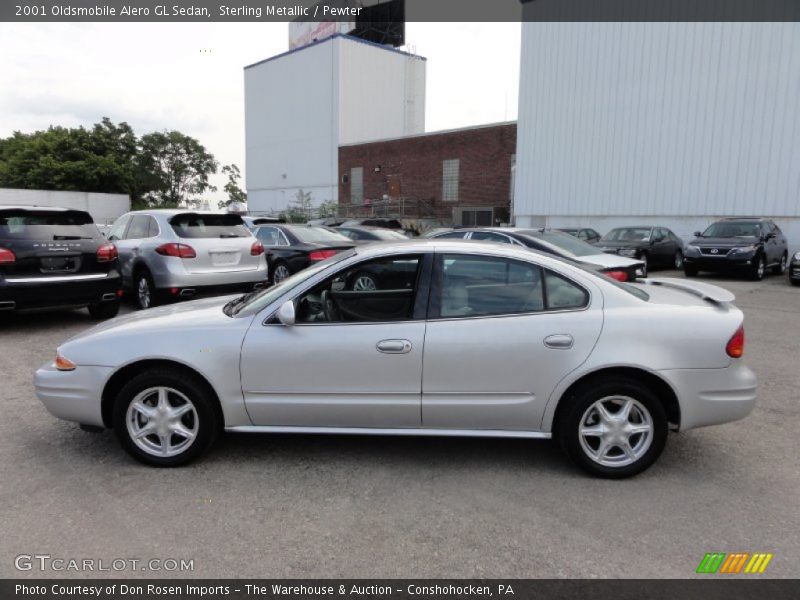 Sterling Metallic / Pewter 2001 Oldsmobile Alero GL Sedan