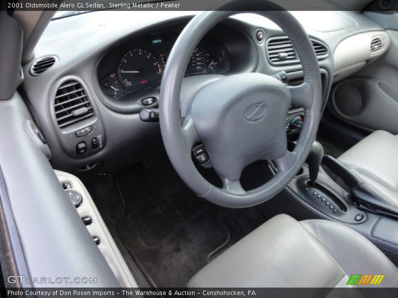 Sterling Metallic / Pewter 2001 Oldsmobile Alero GL Sedan