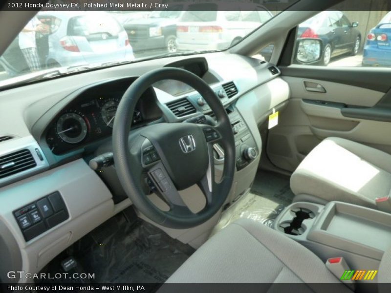 Polished Metal Metallic / Gray 2012 Honda Odyssey EX