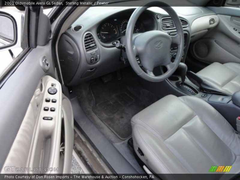 Sterling Metallic / Pewter 2001 Oldsmobile Alero GL Sedan