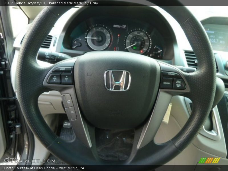 Polished Metal Metallic / Gray 2012 Honda Odyssey EX