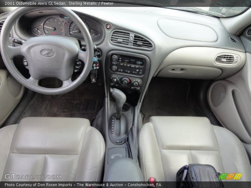 Sterling Metallic / Pewter 2001 Oldsmobile Alero GL Sedan