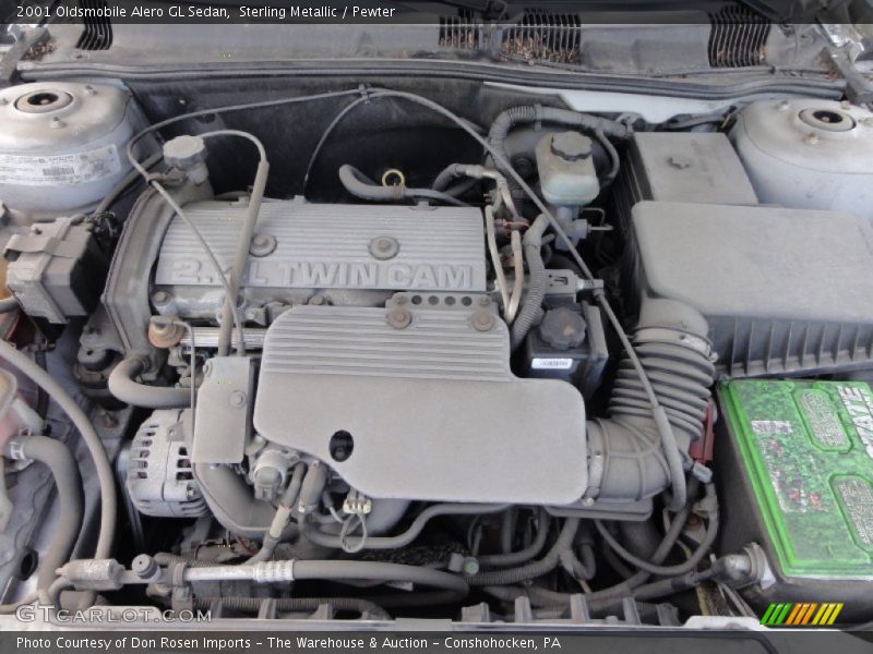 Sterling Metallic / Pewter 2001 Oldsmobile Alero GL Sedan