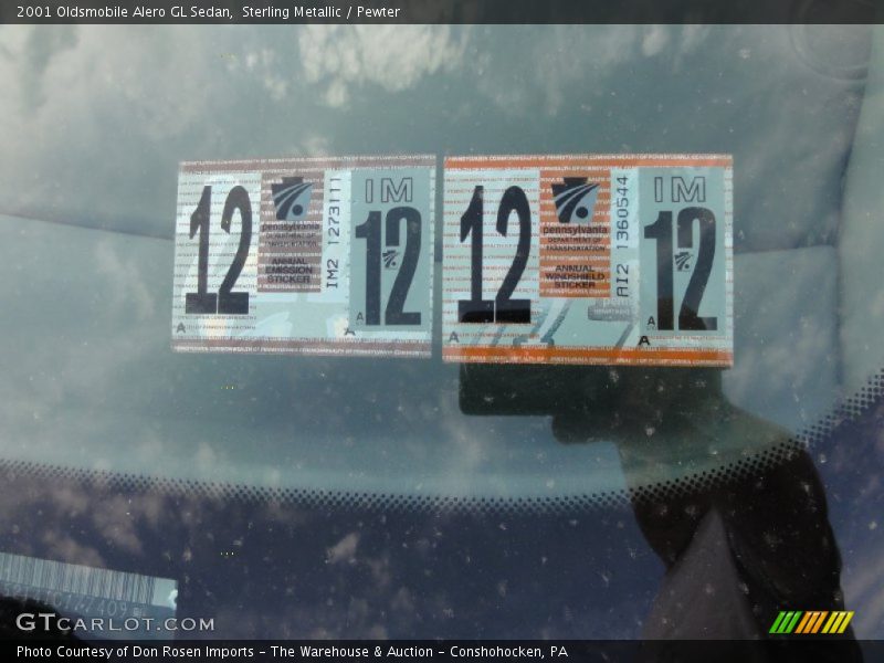 Sterling Metallic / Pewter 2001 Oldsmobile Alero GL Sedan