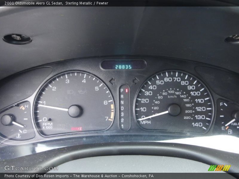 Sterling Metallic / Pewter 2001 Oldsmobile Alero GL Sedan