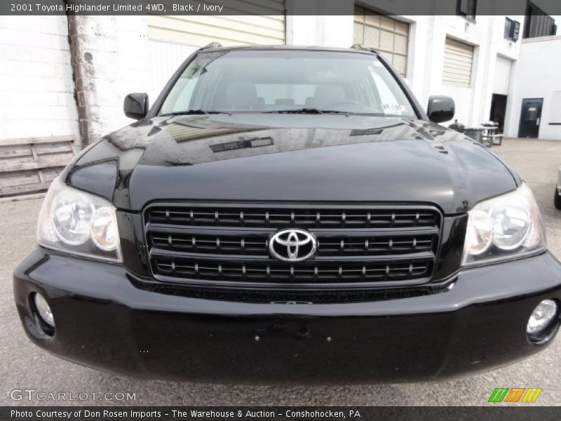 Black / Ivory 2001 Toyota Highlander Limited 4WD