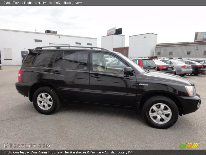 Black / Ivory 2001 Toyota Highlander Limited 4WD