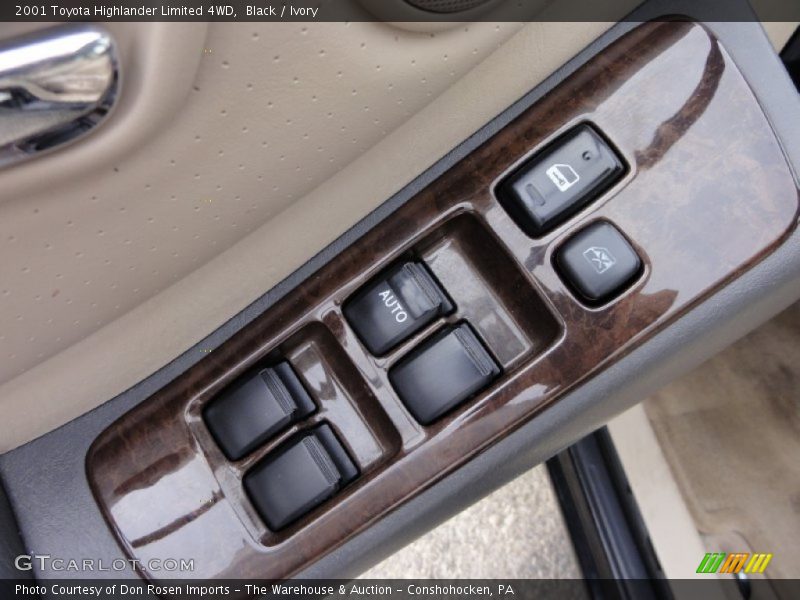 Black / Ivory 2001 Toyota Highlander Limited 4WD