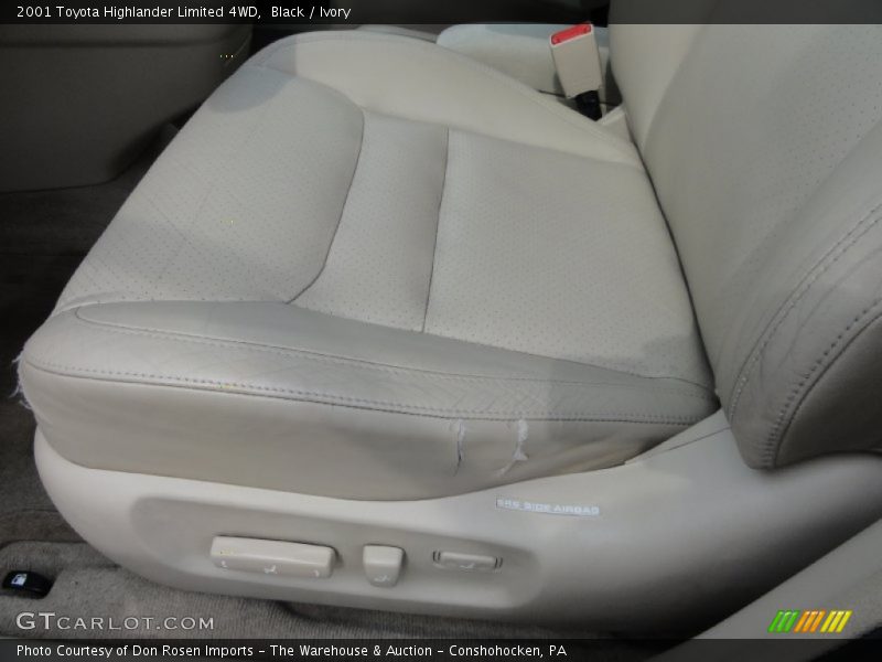 Black / Ivory 2001 Toyota Highlander Limited 4WD
