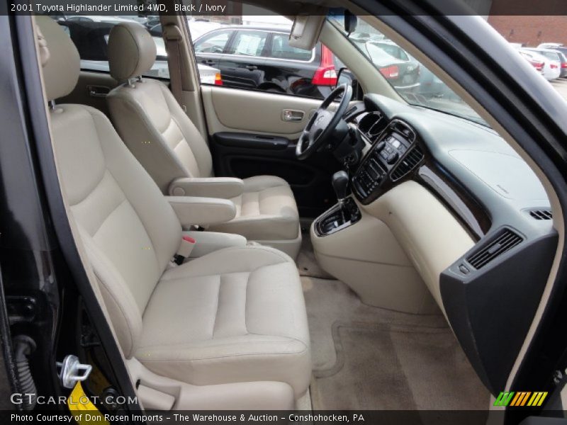 Black / Ivory 2001 Toyota Highlander Limited 4WD