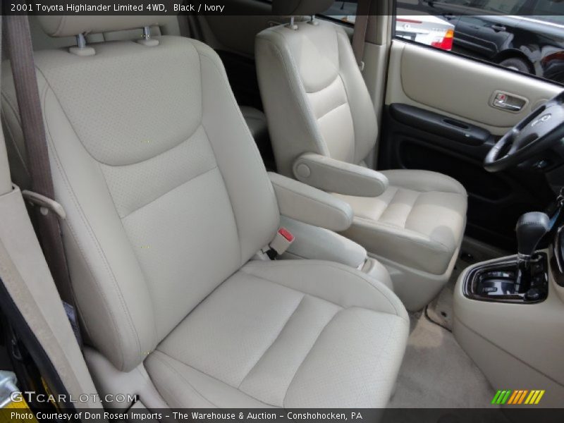 Black / Ivory 2001 Toyota Highlander Limited 4WD