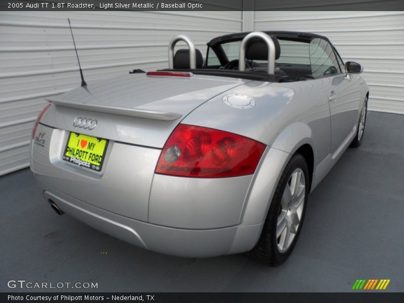 Light Silver Metallic / Baseball Optic 2005 Audi TT 1.8T Roadster