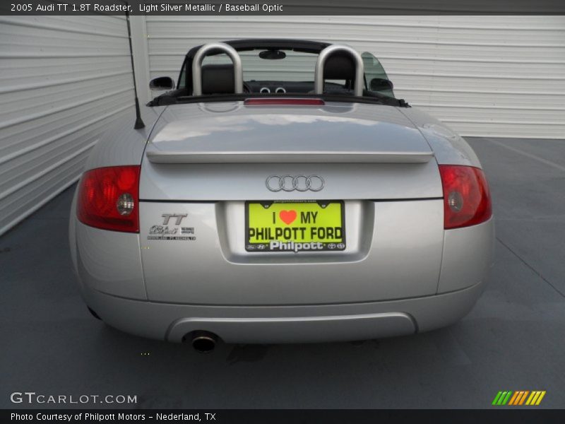 Light Silver Metallic / Baseball Optic 2005 Audi TT 1.8T Roadster