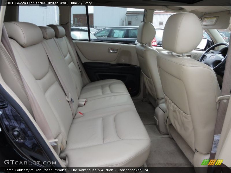 Black / Ivory 2001 Toyota Highlander Limited 4WD