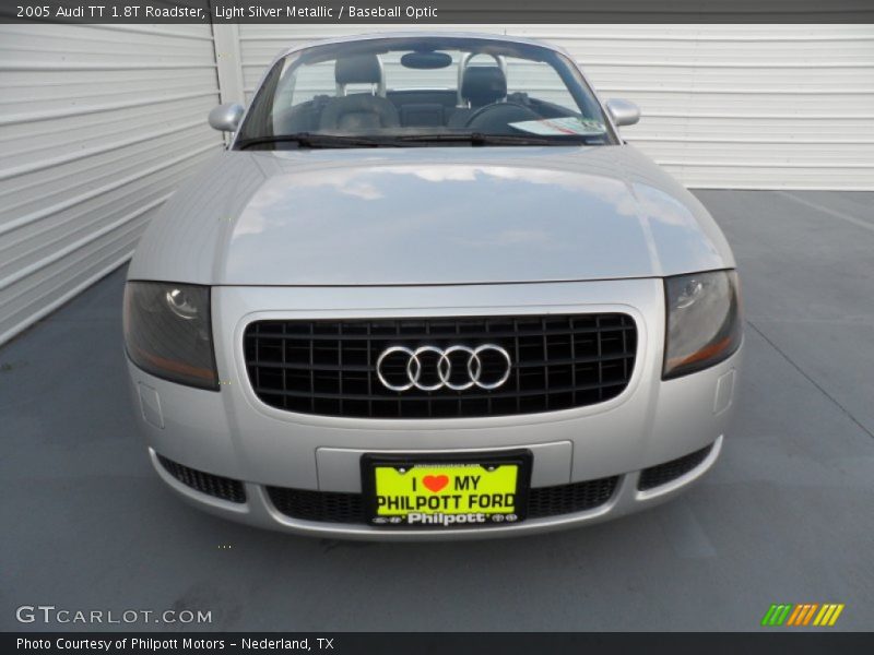 Light Silver Metallic / Baseball Optic 2005 Audi TT 1.8T Roadster