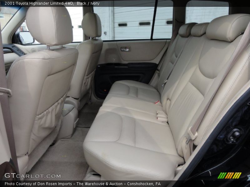 Black / Ivory 2001 Toyota Highlander Limited 4WD