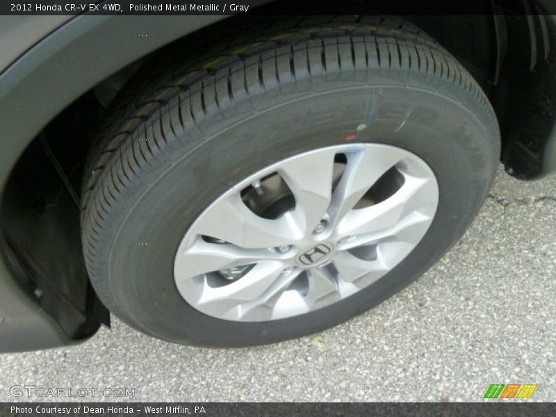 Polished Metal Metallic / Gray 2012 Honda CR-V EX 4WD