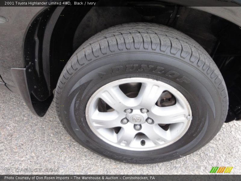 Black / Ivory 2001 Toyota Highlander Limited 4WD