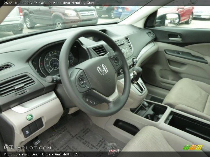 Polished Metal Metallic / Gray 2012 Honda CR-V EX 4WD