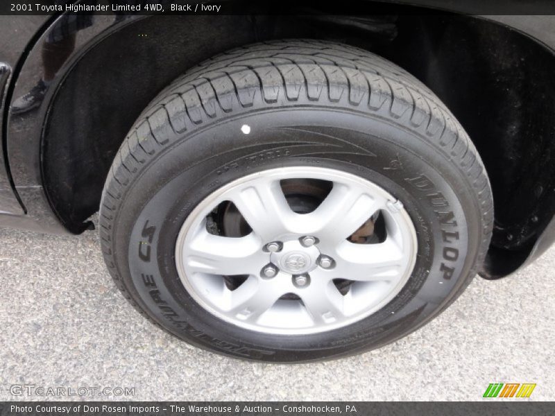 Black / Ivory 2001 Toyota Highlander Limited 4WD