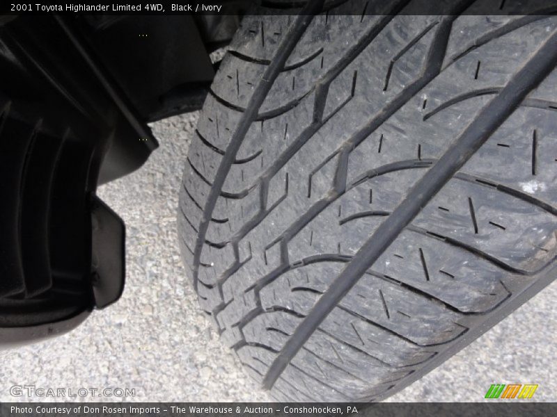 Black / Ivory 2001 Toyota Highlander Limited 4WD
