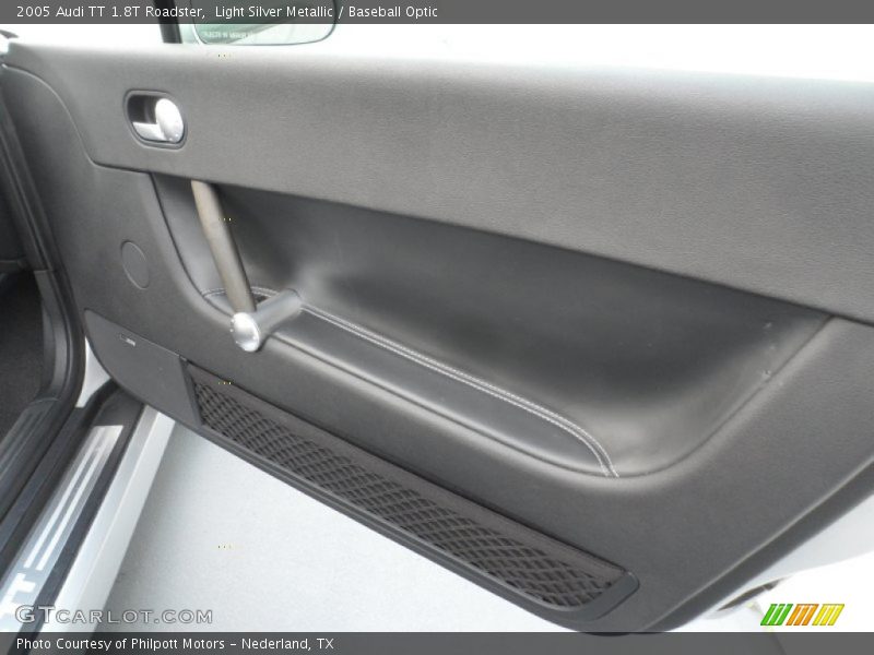 Light Silver Metallic / Baseball Optic 2005 Audi TT 1.8T Roadster