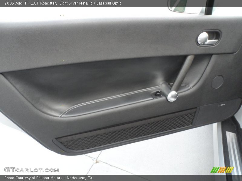 Light Silver Metallic / Baseball Optic 2005 Audi TT 1.8T Roadster