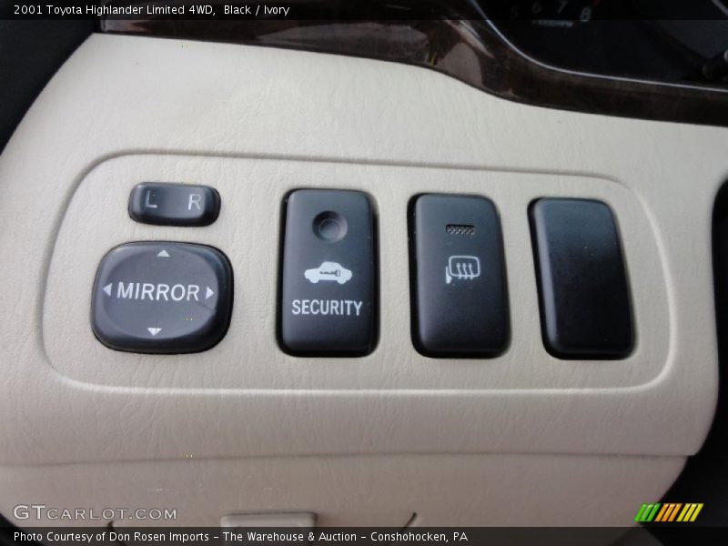 Black / Ivory 2001 Toyota Highlander Limited 4WD