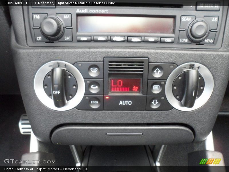 Controls of 2005 TT 1.8T Roadster