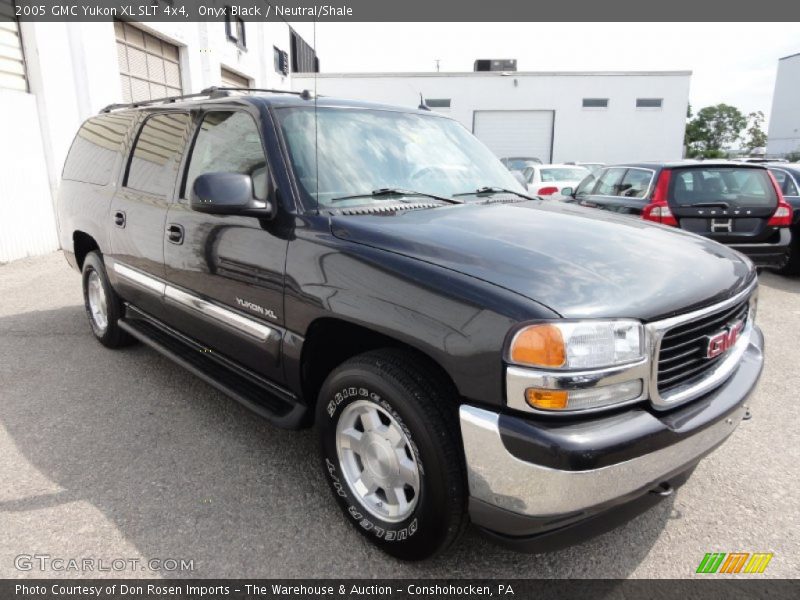 Onyx Black / Neutral/Shale 2005 GMC Yukon XL SLT 4x4