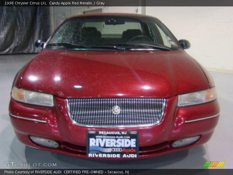 Candy Apple Red Metallic / Gray 1996 Chrysler Cirrus LXi