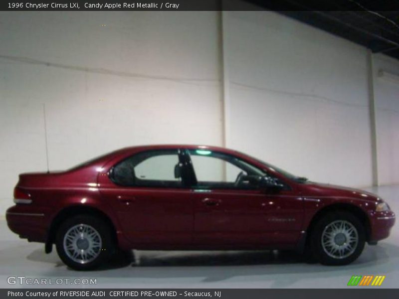 Candy Apple Red Metallic / Gray 1996 Chrysler Cirrus LXi